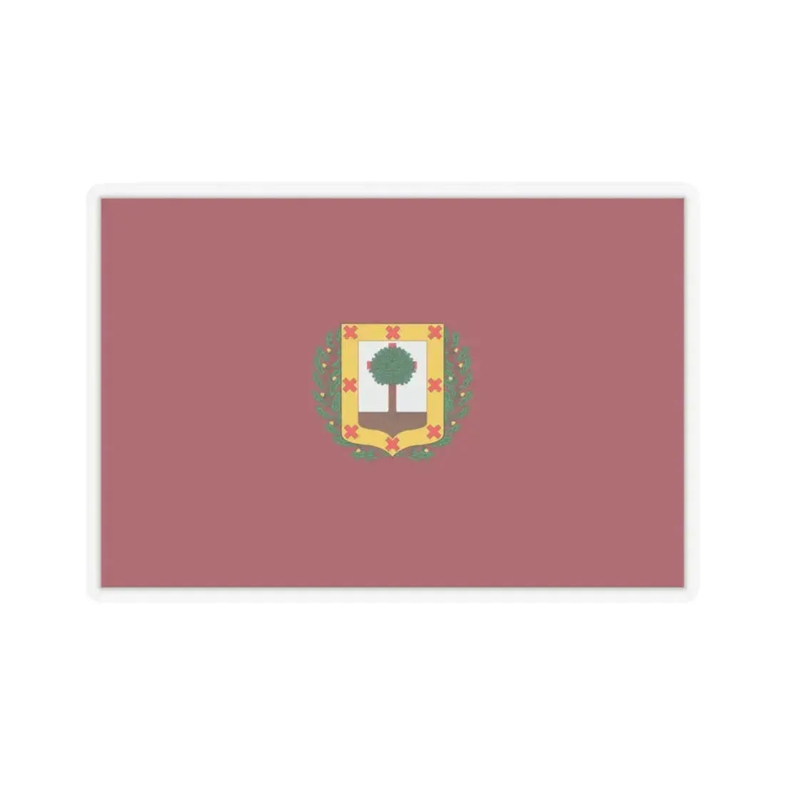 Flag of Vizcaya Spain - STICKER Vinyl Kiss-Cut Decal 3 Inch Transparent - The Sticker Space