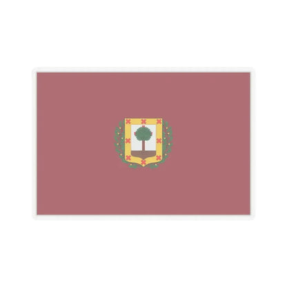 Flag of Vizcaya Spain - STICKER Vinyl Kiss-Cut Decal 4 Inch Transparent - The Sticker Space