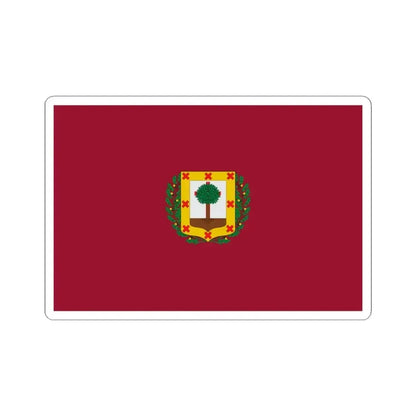 Flag of Vizcaya Spain - STICKER Vinyl Kiss-Cut Decal 4 Inch White - The Sticker Space