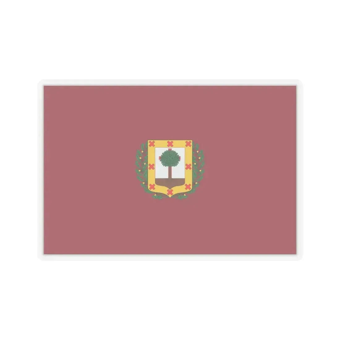 Flag of Vizcaya Spain - STICKER Vinyl Kiss-Cut Decal 6 Inch Transparent - The Sticker Space