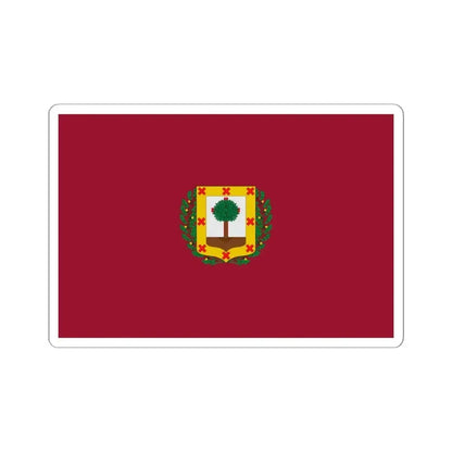Flag of Vizcaya Spain - STICKER Vinyl Kiss-Cut Decal 6 Inch White - The Sticker Space