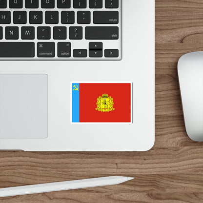 Flag of Vladimir Oblast Russia STICKER Vinyl Die-Cut Decal-The Sticker Space