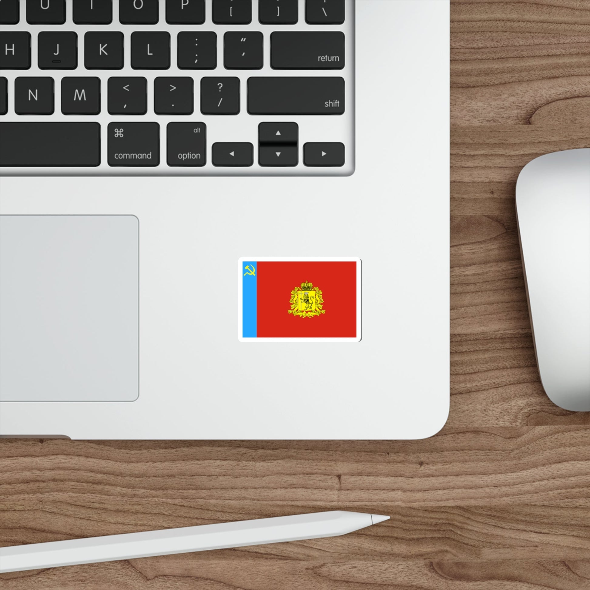 Flag of Vladimir Oblast Russia STICKER Vinyl Die-Cut Decal-The Sticker Space