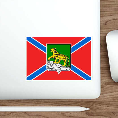 Flag of Vladivostok Russia STICKER Vinyl Die-Cut Decal-The Sticker Space