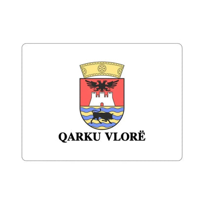 Flag of Vlorë Albania STICKER Vinyl Die-Cut Decal 2 Inch - The Sticker Space