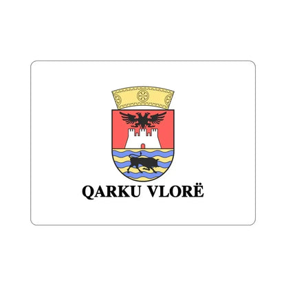 Flag of Vlorë Albania STICKER Vinyl Die-Cut Decal 6 Inch - The Sticker Space
