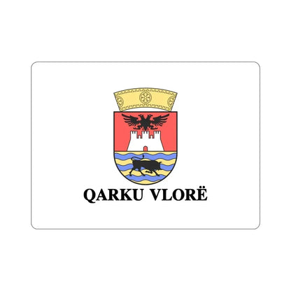 Flag of Vlorë Albania STICKER Vinyl Die-Cut Decal 6 Inch - The Sticker Space