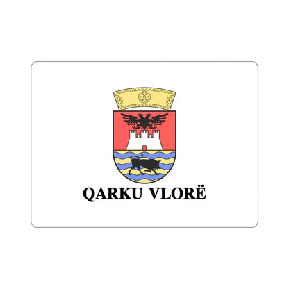 Flag of Vlorë Albania STICKER Vinyl Die-Cut Decal - The Sticker Space