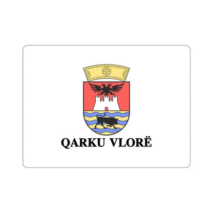 Flag of Vlorë Albania STICKER Vinyl Die-Cut Decal - The Sticker Space
