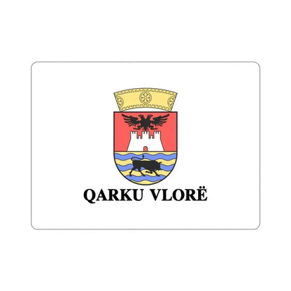 Flag of Vlorë Albania STICKER Vinyl Die-Cut Decal - The Sticker Space