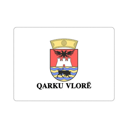 Flag of Vlorë Albania STICKER Vinyl Die-Cut Decal - The Sticker Space
