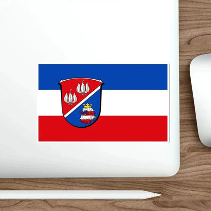 Flag of Vogelsbergkreis Germany STICKER Vinyl Die-Cut Decal - The Sticker Space