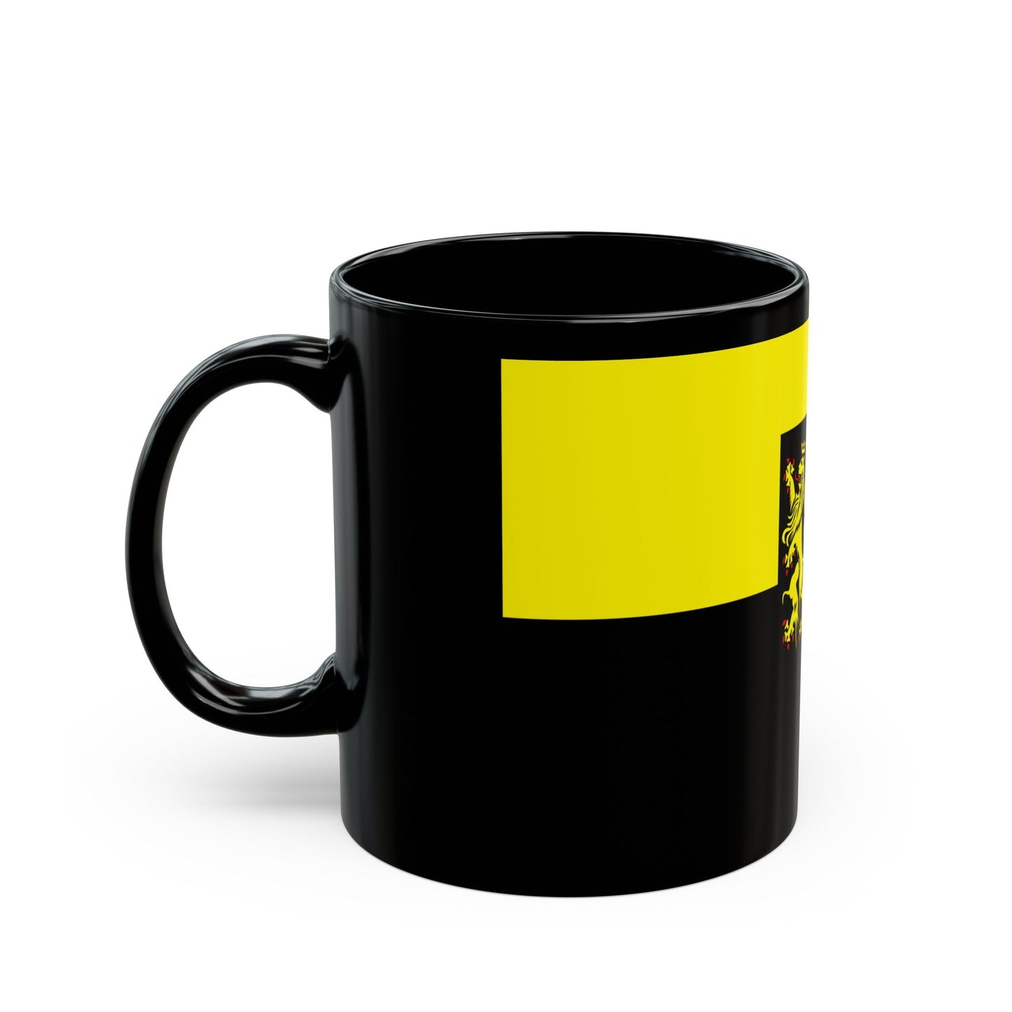 Flag of Vogtlandkreis Germany - Black Coffee Mug-The Sticker Space