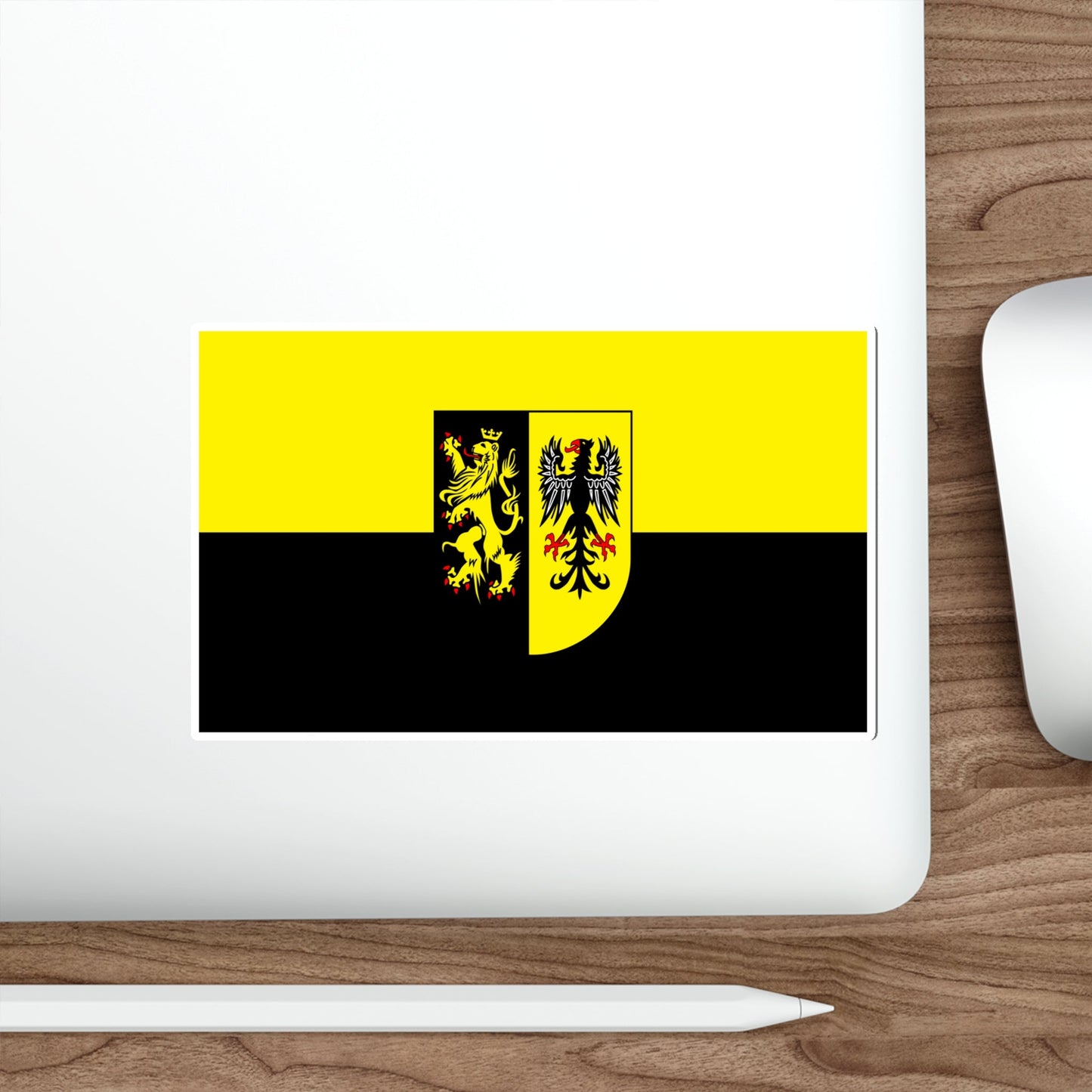 Flag of Vogtlandkreis Germany STICKER Vinyl Die-Cut Decal-The Sticker Space