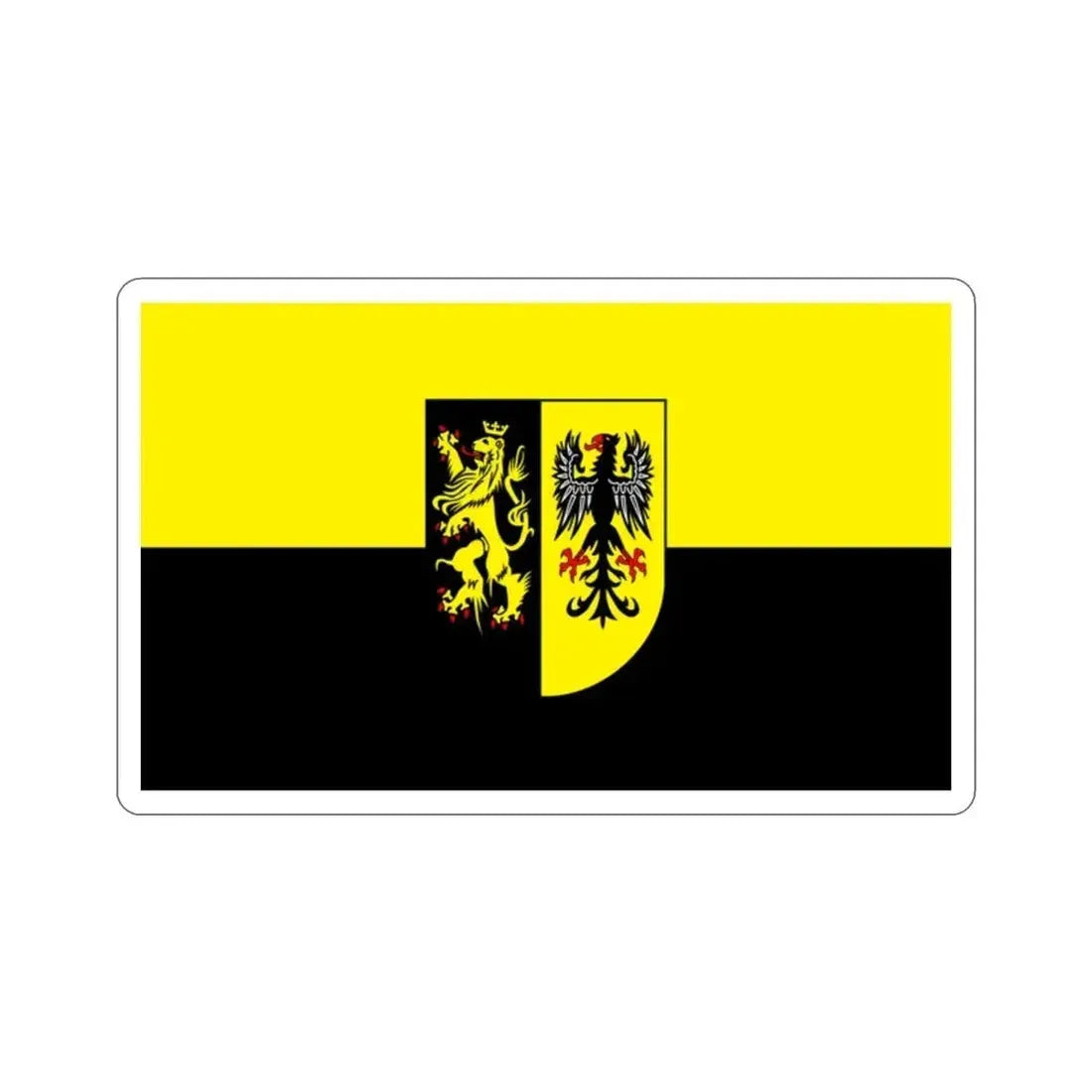 Flag of Vogtlandkreis Germany STICKER Vinyl Die-Cut Decal - The Sticker Space