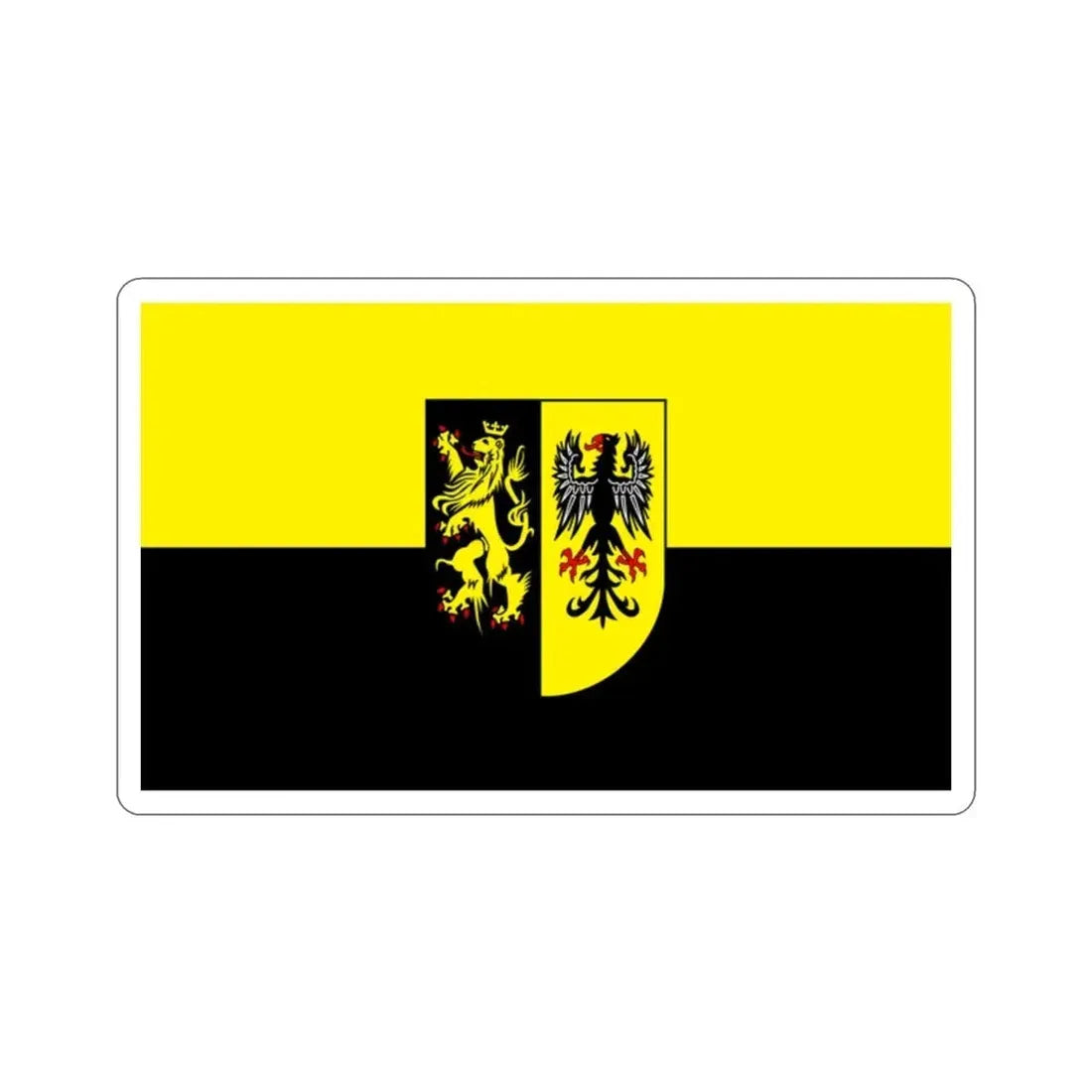Flag of Vogtlandkreis Germany STICKER Vinyl Die-Cut Decal - The Sticker Space