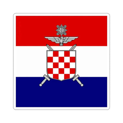Flag of Vojskovodja Marchal in Independent State of Croatia (Croatia) STICKER Vinyl Kiss-Cut Decal 2 Inch White - The Sticker Space
