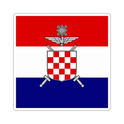 Flag of Vojskovodja Marchal in Independent State of Croatia (Croatia) STICKER Vinyl Kiss-Cut Decal 3 Inch White - The Sticker Space