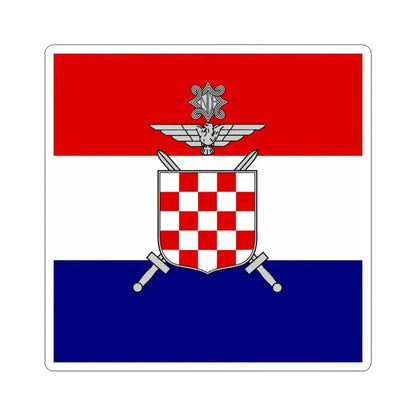 Flag of Vojskovodja Marchal in Independent State of Croatia (Croatia) STICKER Vinyl Kiss-Cut Decal 6 Inch White - The Sticker Space