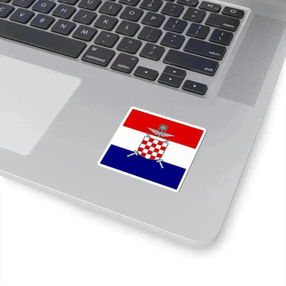 Flag of Vojskovodja Marchal in Independent State of Croatia (Croatia) STICKER Vinyl Kiss-Cut Decal - The Sticker Space