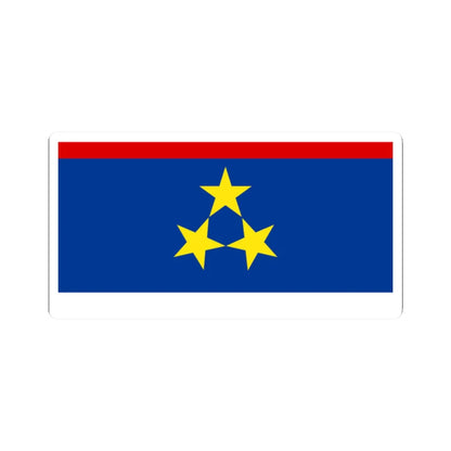 Flag of Vojvodina (Serbia) STICKER Vinyl Kiss-Cut Decal 2 Inch White - The Sticker Space