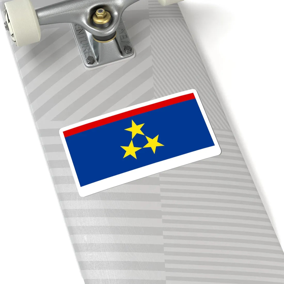 Flag of Vojvodina (Serbia) STICKER Vinyl Kiss-Cut Decal - The Sticker Space