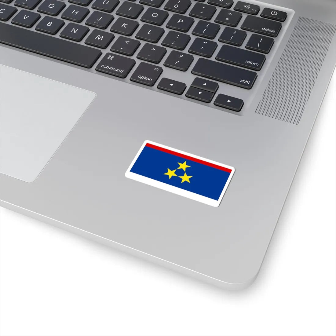 Flag of Vojvodina (Serbia) STICKER Vinyl Kiss-Cut Decal - The Sticker Space