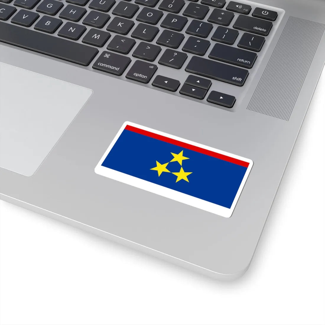 Flag of Vojvodina (Serbia) STICKER Vinyl Kiss-Cut Decal - The Sticker Space