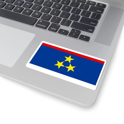 Flag of Vojvodina (Serbia) STICKER Vinyl Kiss-Cut Decal - The Sticker Space