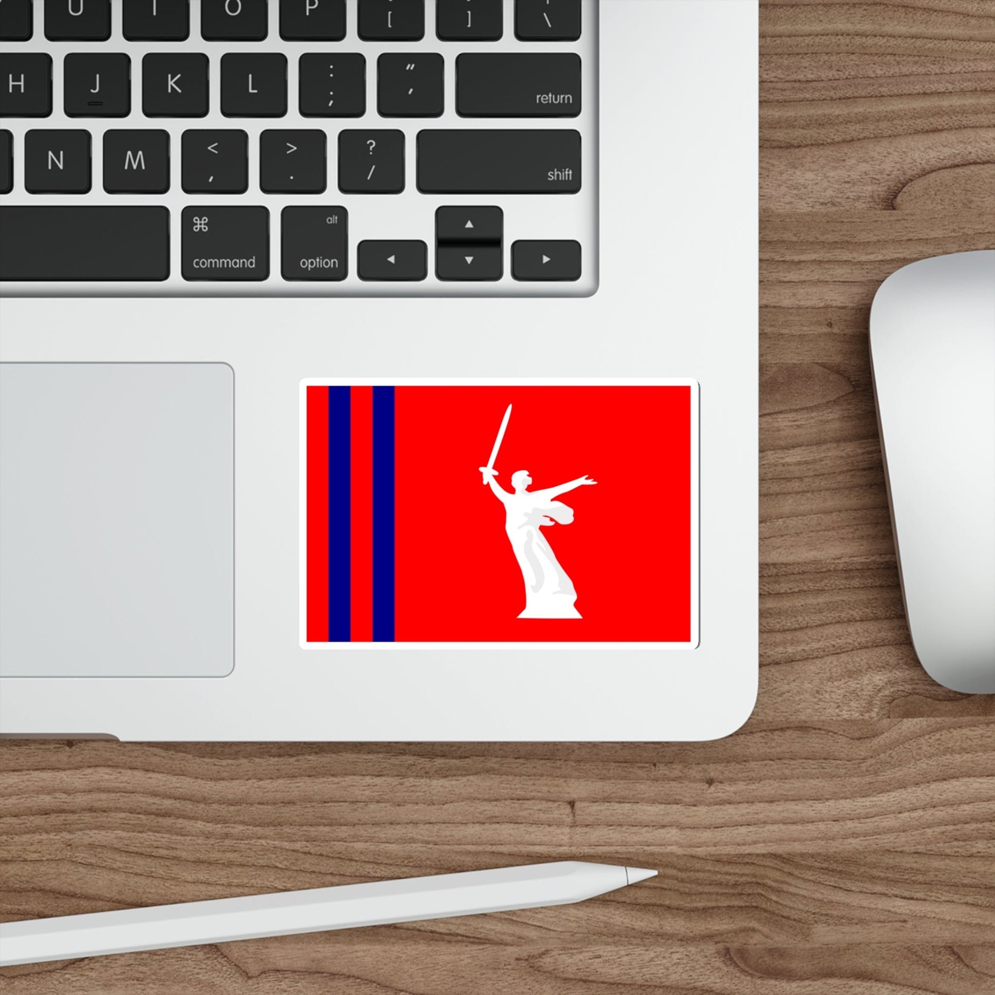 Flag of Volgograd Oblast Russia STICKER Vinyl Die-Cut Decal-The Sticker Space