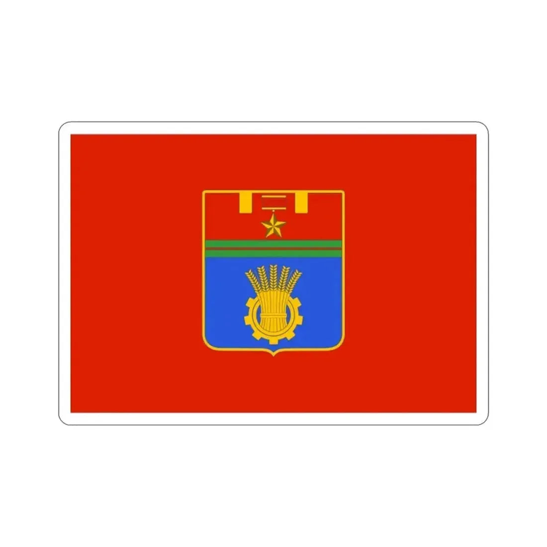 Flag of Volgograd Russia STICKER Vinyl Die-Cut Decal 2 Inch - The Sticker Space