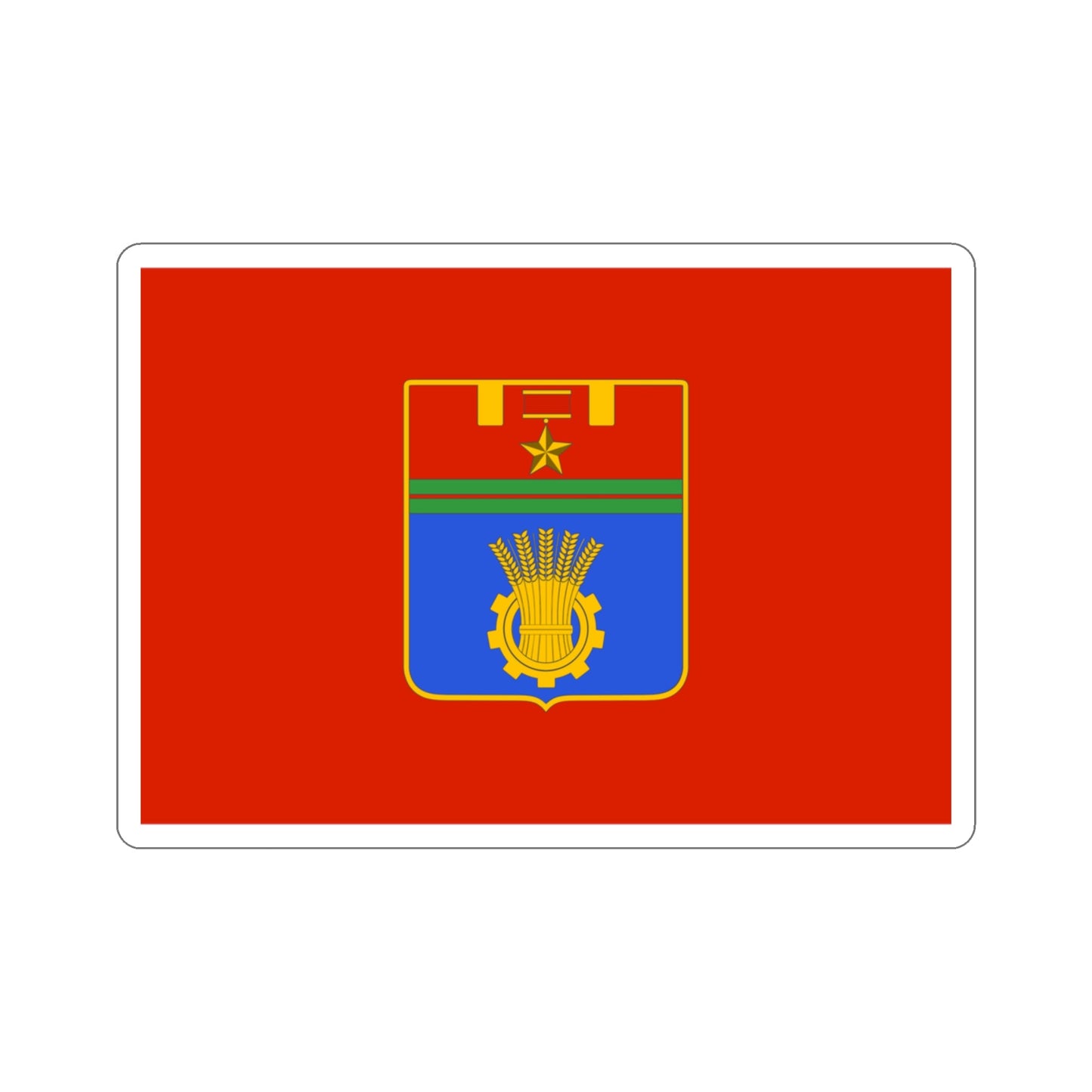 Flag of Volgograd Russia STICKER Vinyl Die-Cut Decal-3 Inch-The Sticker Space