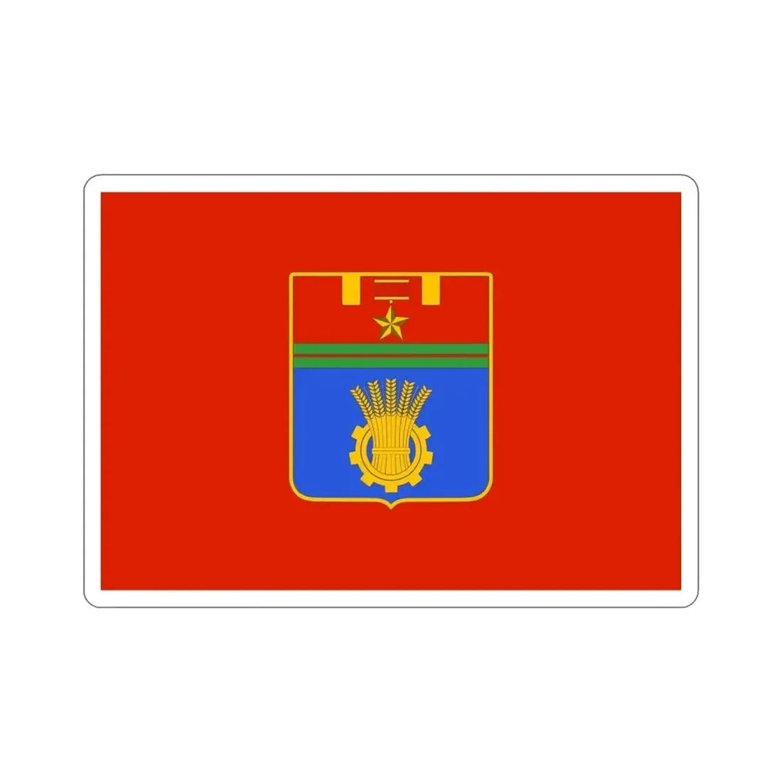 Flag of Volgograd Russia STICKER Vinyl Die-Cut Decal - The Sticker Space