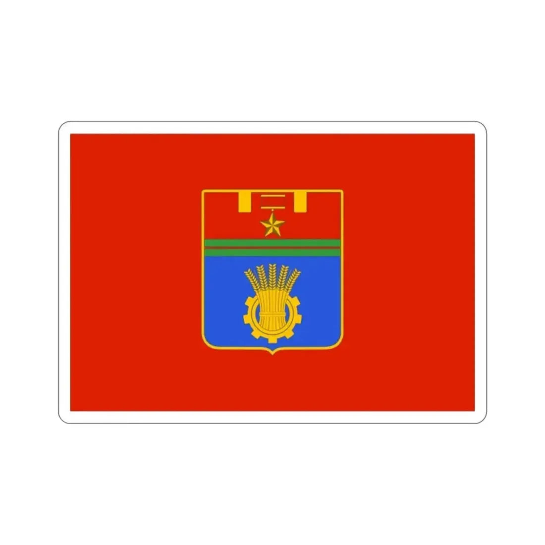 Flag of Volgograd Russia STICKER Vinyl Die-Cut Decal - The Sticker Space