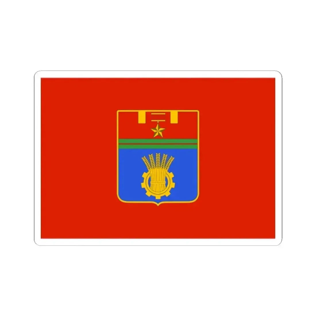Flag of Volgograd Russia - STICKER Vinyl Kiss-Cut Decal 2 Inch White - The Sticker Space