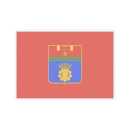 Flag of Volgograd Russia - STICKER Vinyl Kiss-Cut Decal 3 Inch Transparent - The Sticker Space