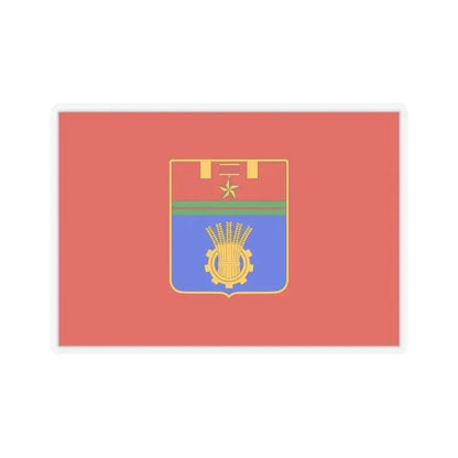 Flag of Volgograd Russia - STICKER Vinyl Kiss-Cut Decal 4 Inch Transparent - The Sticker Space