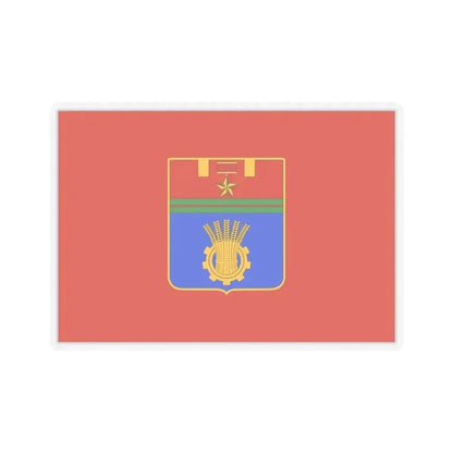 Flag of Volgograd Russia - STICKER Vinyl Kiss-Cut Decal 6 Inch Transparent - The Sticker Space