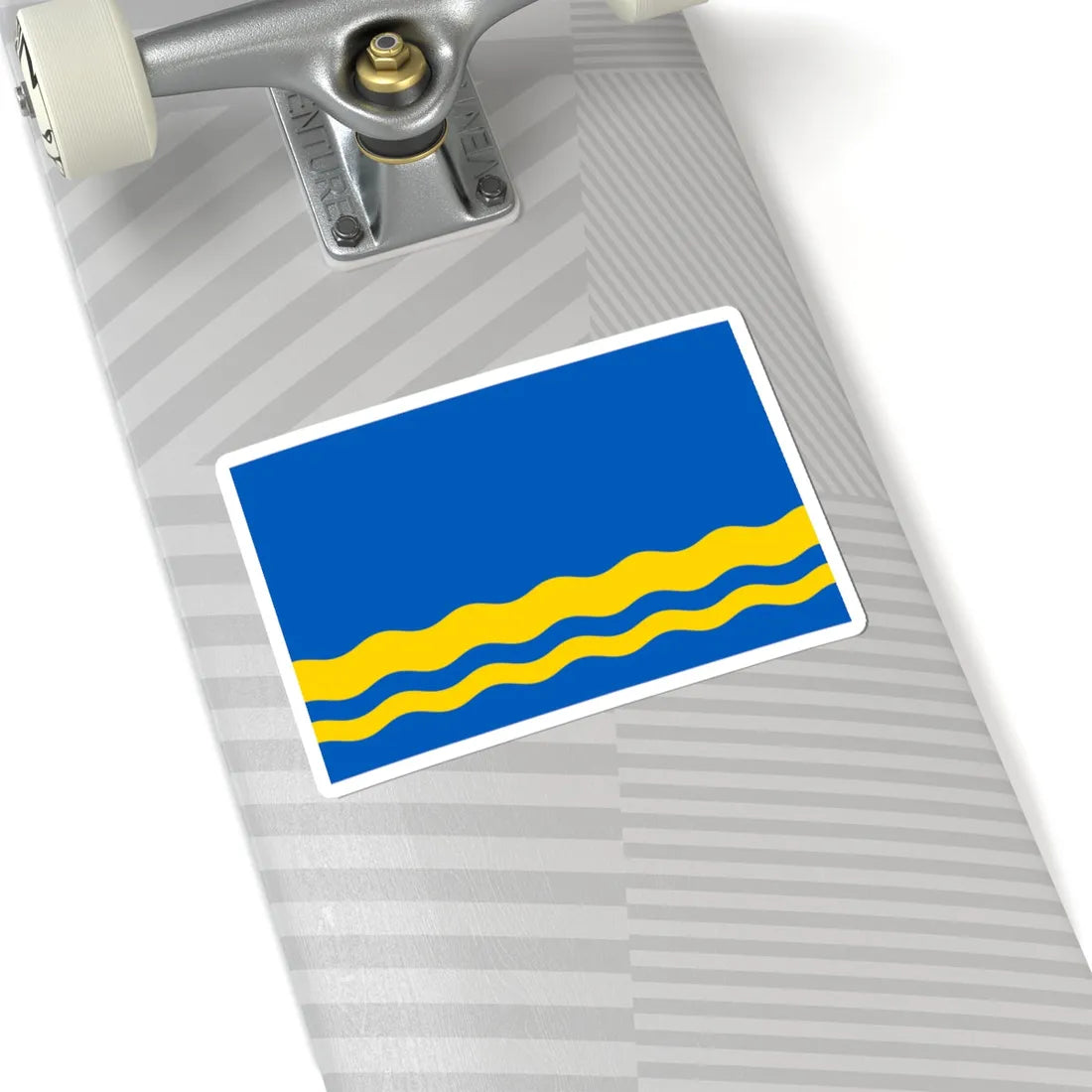 Flag of Volnovakha Raion Ukraine (Ukraine) STICKER Vinyl Kiss-Cut Decal - The Sticker Space