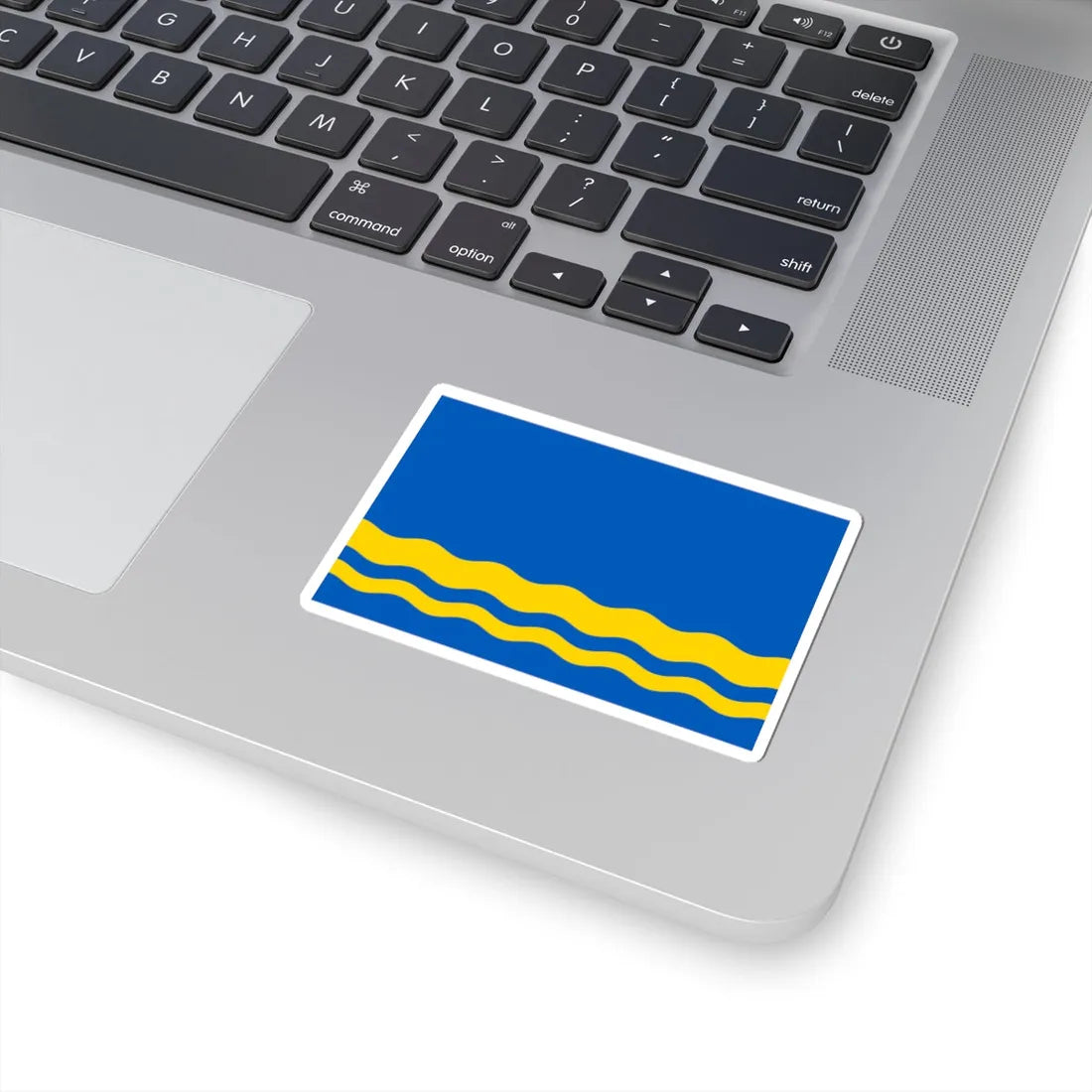 Flag of Volnovakha Raion Ukraine (Ukraine) STICKER Vinyl Kiss-Cut Decal - The Sticker Space