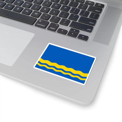 Flag of Volnovakha Raion Ukraine (Ukraine) STICKER Vinyl Kiss-Cut Decal - The Sticker Space