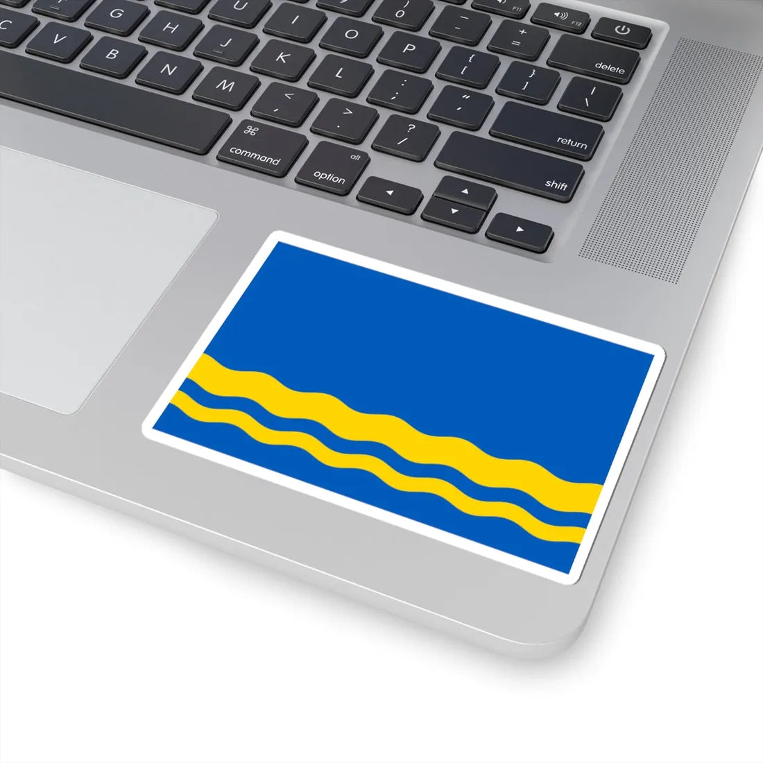 Flag of Volnovakha Raion Ukraine (Ukraine) STICKER Vinyl Kiss-Cut Decal - The Sticker Space