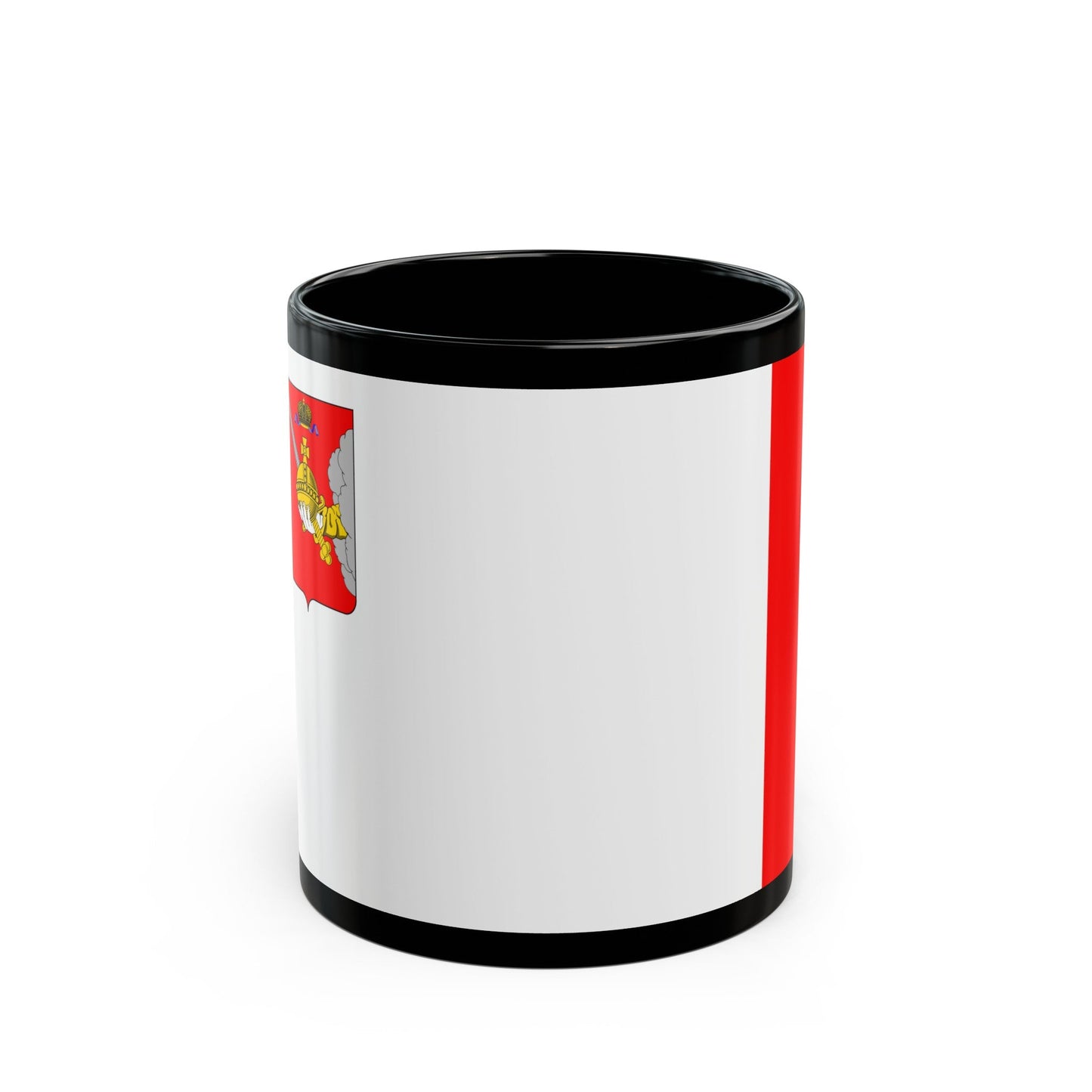 Flag of Vologda Oblast Russia - Black Coffee Mug-11oz-The Sticker Space