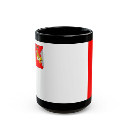 Flag of Vologda Oblast Russia - Black Coffee Mug-15oz-The Sticker Space