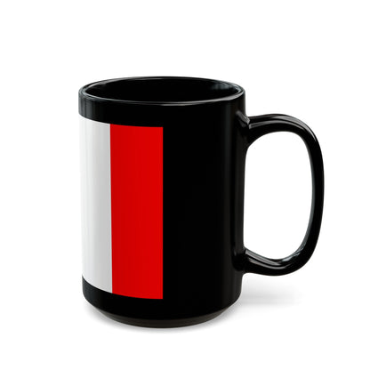 Flag of Vologda Oblast Russia - Black Coffee Mug-The Sticker Space