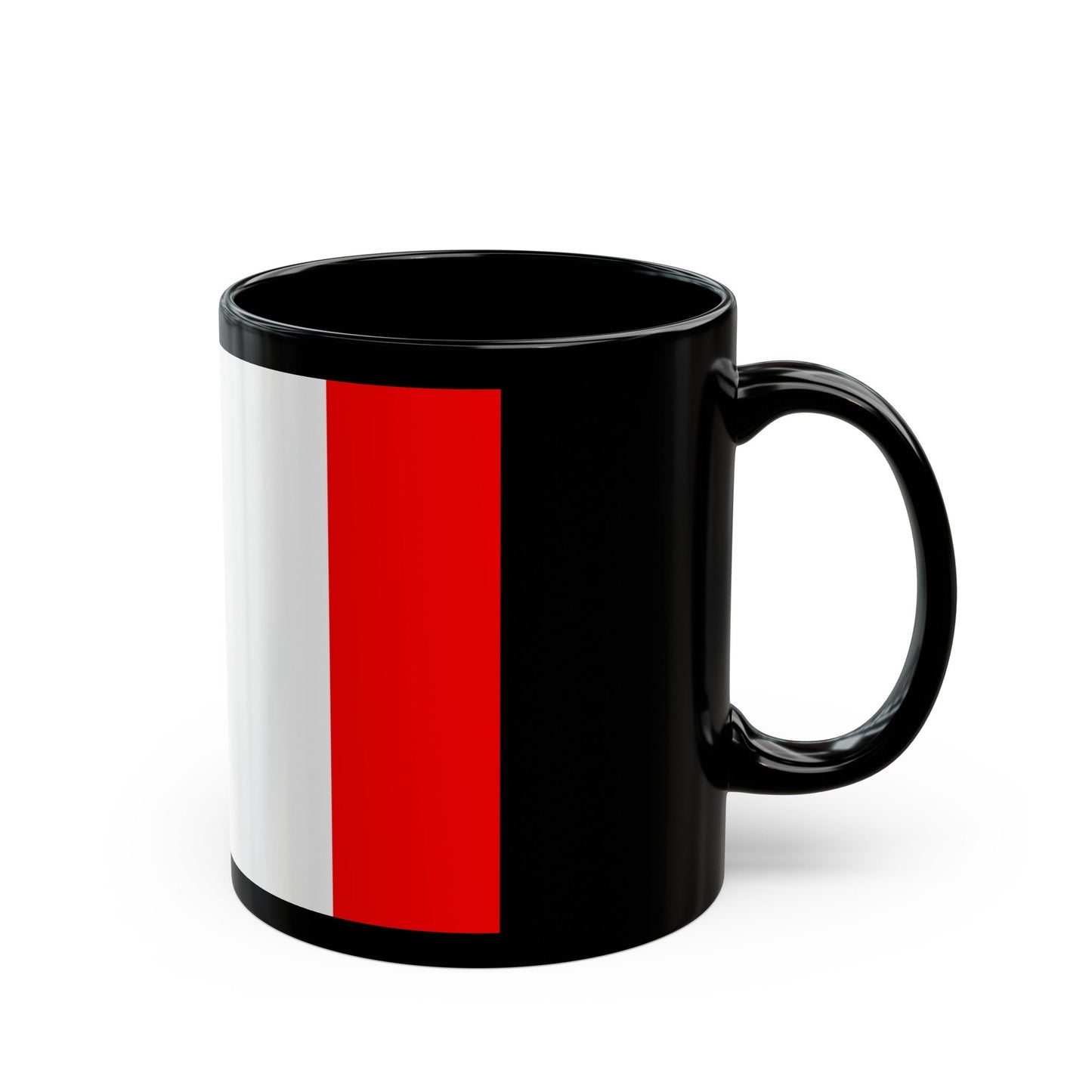 Flag of Vologda Oblast Russia - Black Coffee Mug-The Sticker Space