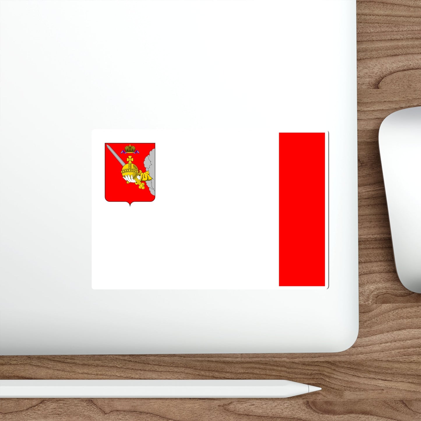 Flag of Vologda Oblast Russia STICKER Vinyl Die-Cut Decal-The Sticker Space