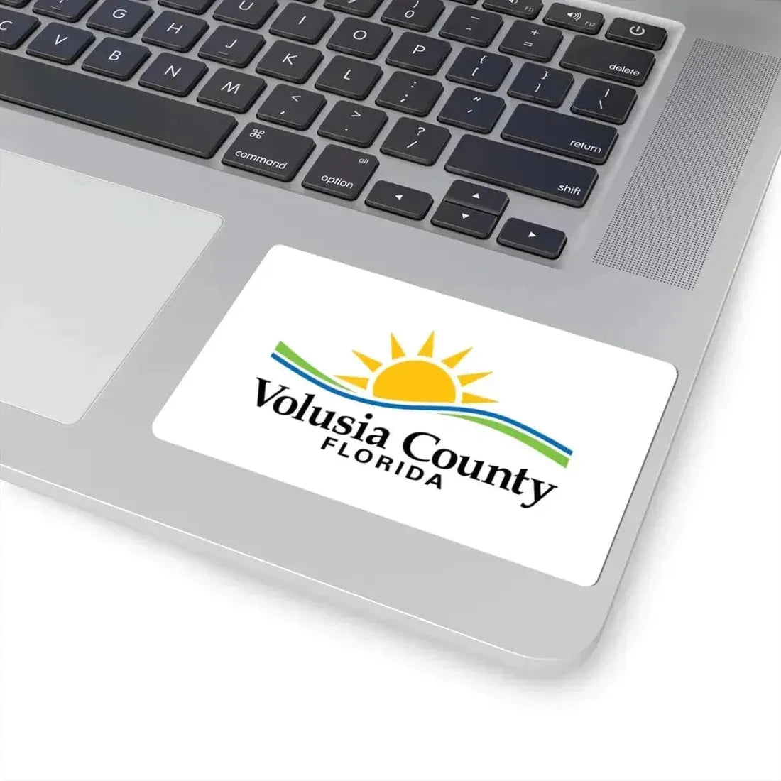 Flag of Volusia County Florida (United States) STICKER Vinyl Kiss-Cut Decal - The Sticker Space