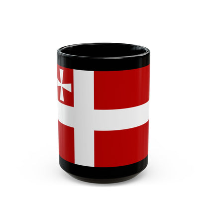 Flag of Volyn Oblast Ukraine - Black Coffee Mug-15oz-The Sticker Space