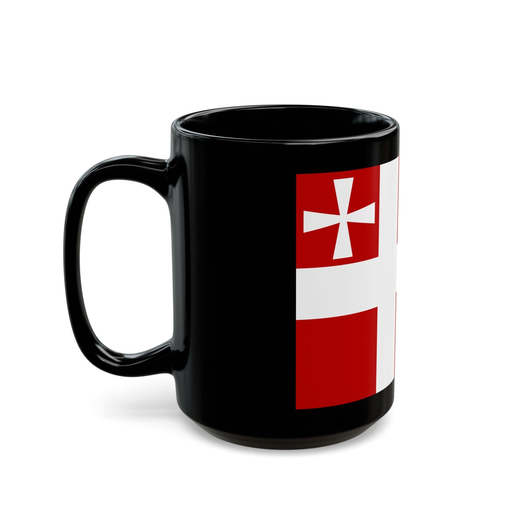 Flag of Volyn Oblast Ukraine - Black Coffee Mug-The Sticker Space